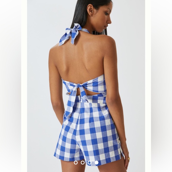 Anthro Maeve Halter Micro-Mini Romper NWT - Picture 4 of 10